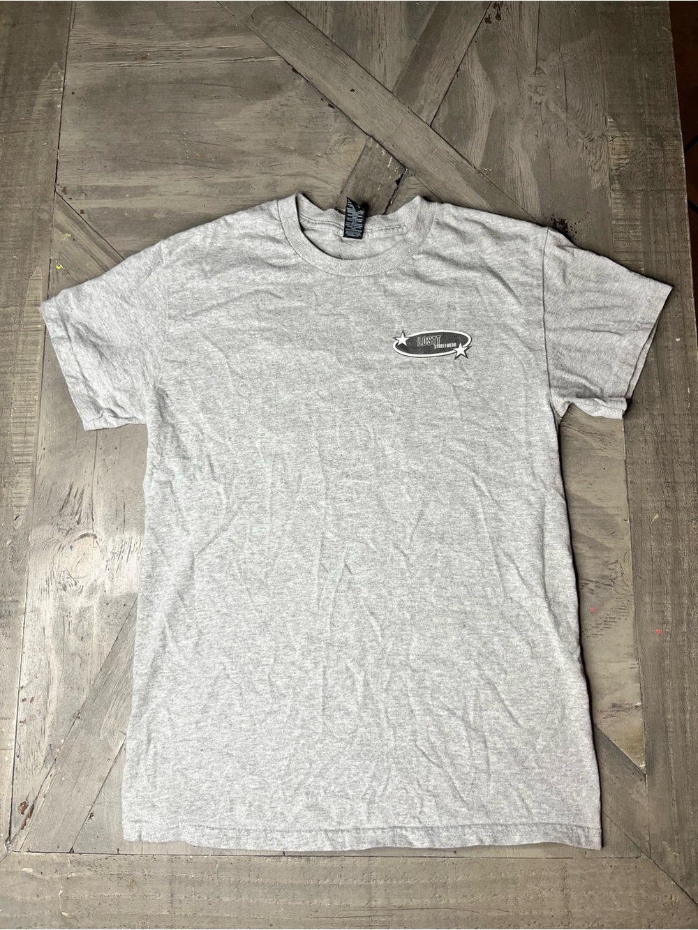 Gildan Light Gray Short Sleeve Graphic Tee